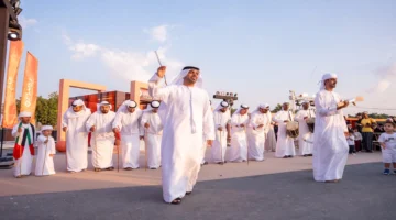 لوحات مجتمعية تعبر عن الانتماء في احتفالات عيد الاتحاد 2025 بالإمارات